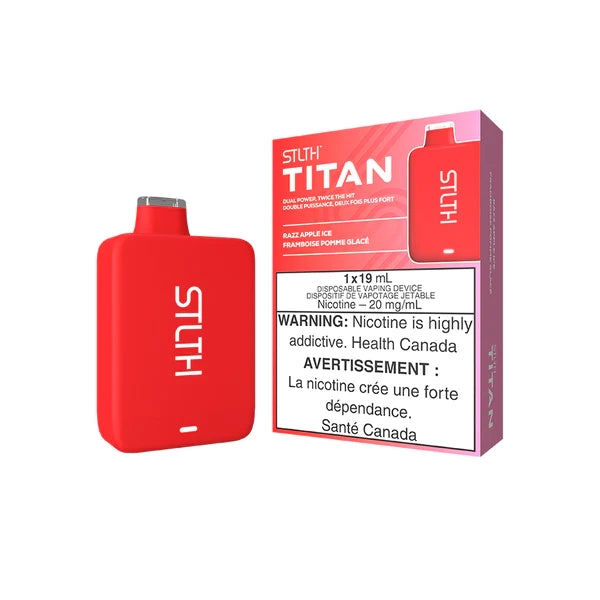 STLTH TITAN Disposable Vape - Razz Apple Ice