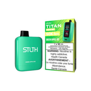 STLTH Titan Max Disposable Vape - 50k Puffs - Green Apple Ice