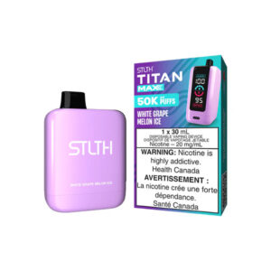STLTH Titan Max Disposable Vape - 50k Puffs - White Grape Melon Ice