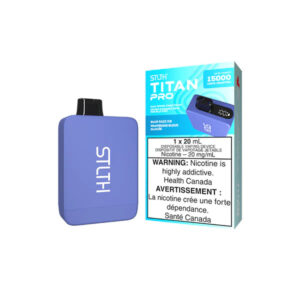 Stlth Titan Pro Disposable Vape - 15K Puffs - Blue Razz Ice