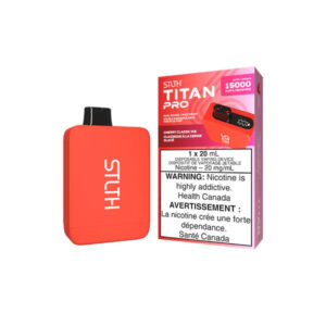 Stlth Titan Pro Disposable Vape - 15K Puffs - Cherry Classic Ice