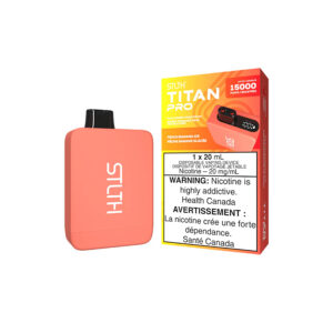 Stlth Titan Pro Disposable Vape - 15K Puffs - Peach Banana Ice