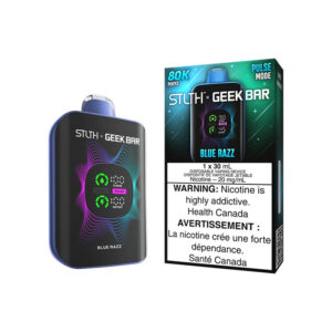 STLTH X GEEK BAR DISPOSABLE - 80k PUFFS - Blue Razz