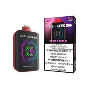 STLTH X GEEK BAR DISPOSABLE - 80k PUFFS - Cherry Classic Ice