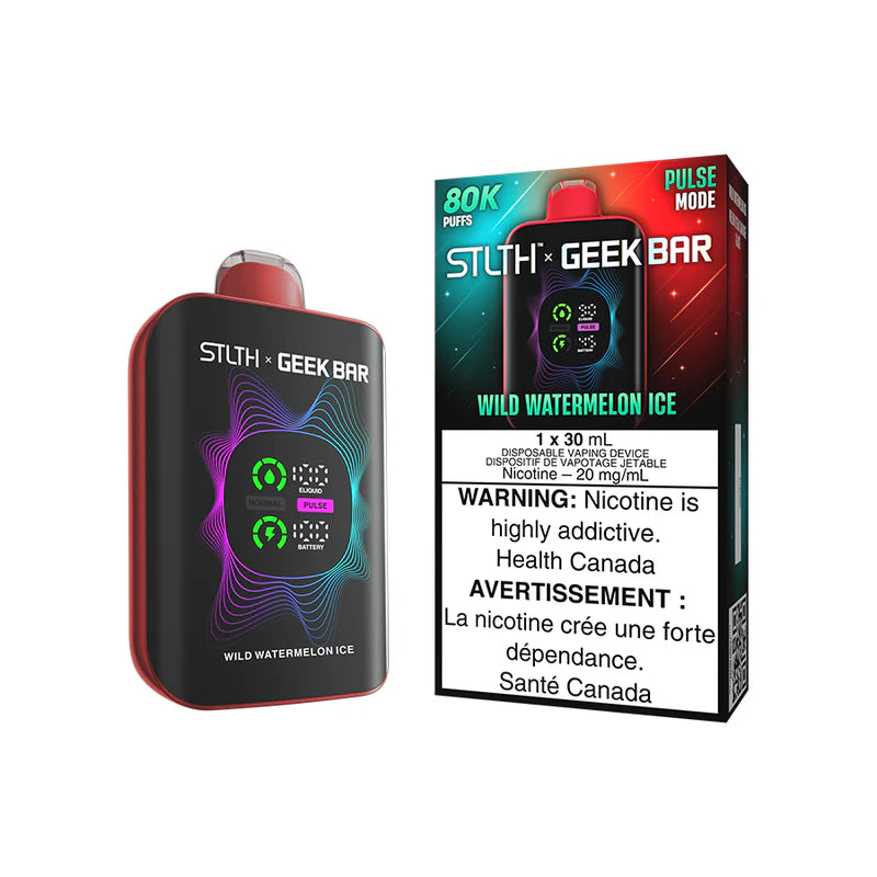STLTH X GEEK BAR DISPOSABLE - 80k PUFFS - Wild Watermelon Ice