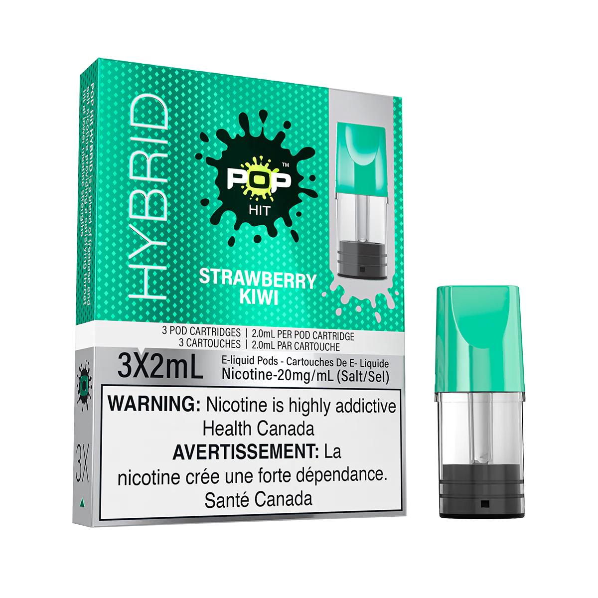 Pop Hybrid - Strawberry Kiwi - Hybrid 2%