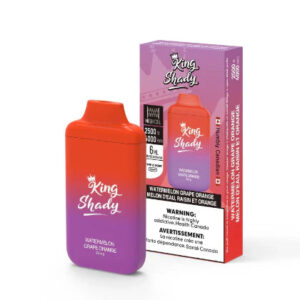 King Disposable Vape - Nicotine Free - 10 ML - 5000 Puffs - Watermelon Grape Orange