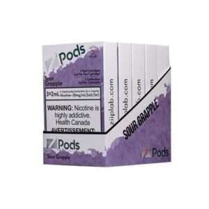 Zpods Stlth Compatible Grappleberry - Supreme Nic Blend 20MG with 50MG Throat Hit
