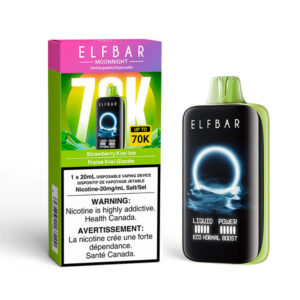 Elf Bar MoonNight Disposable Vape - 70K Puffs - Strawberry Kiwi Ice
