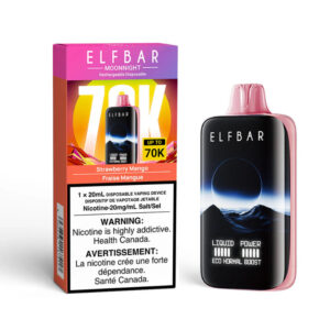 Elf Bar MoonNight Disposable Vape - 70K Puffs - Strawberry Mango