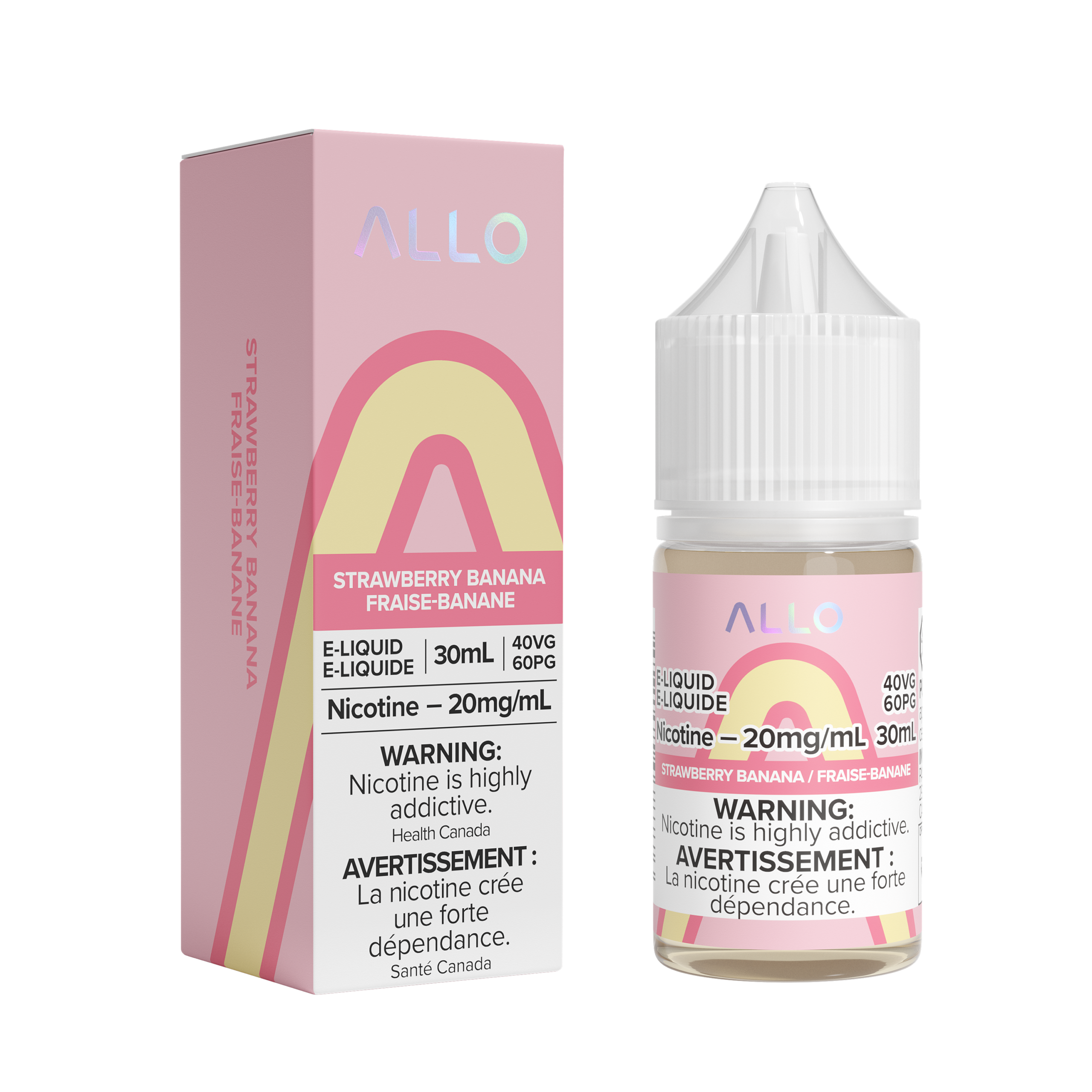 ALLO E-Liquid - Strawberry Banana - 30 ML - 20 MG