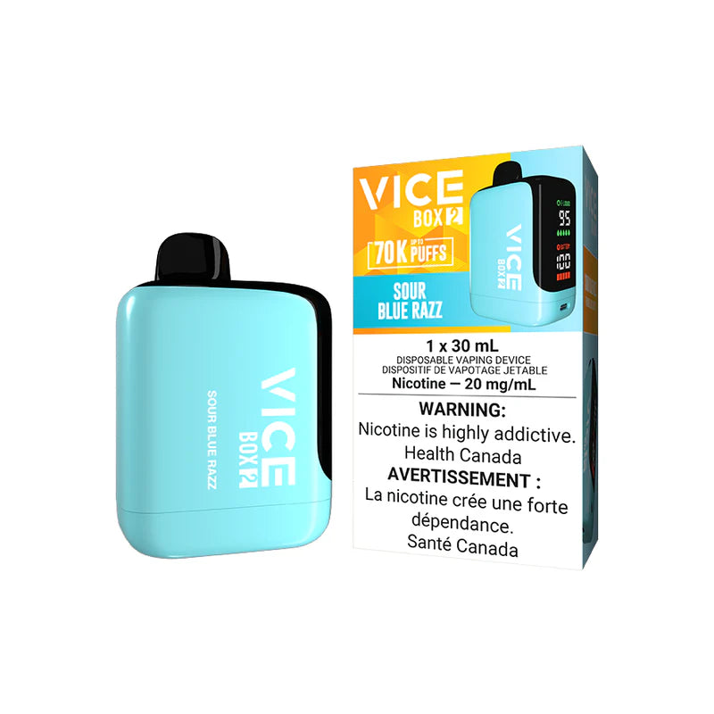 Vice Box 2 Disposable Vape - 70K Puffs - Sour Blue Razz