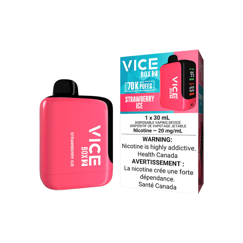 Vice Box 2 Disposable Vape - 70K Puffs - Strawberry Ice