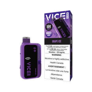 Vice Click Disposable Vape - 50,000 Puffs - Grape Ice