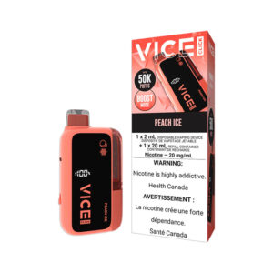 Vice Click Disposable Vape - 50,000 Puffs - Peach Ice