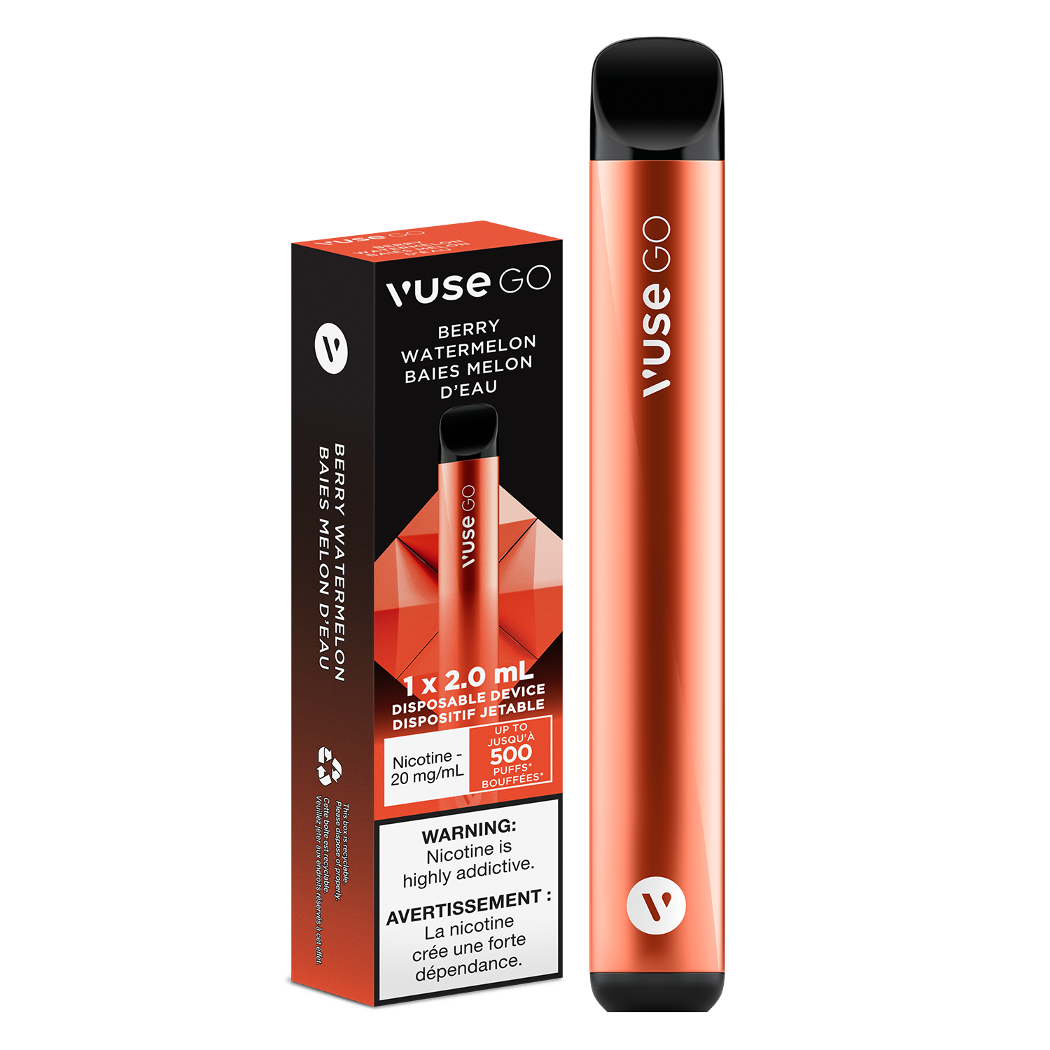 VUSE Disposable Vape - VUSE GO Disposable - Berry Watermelon