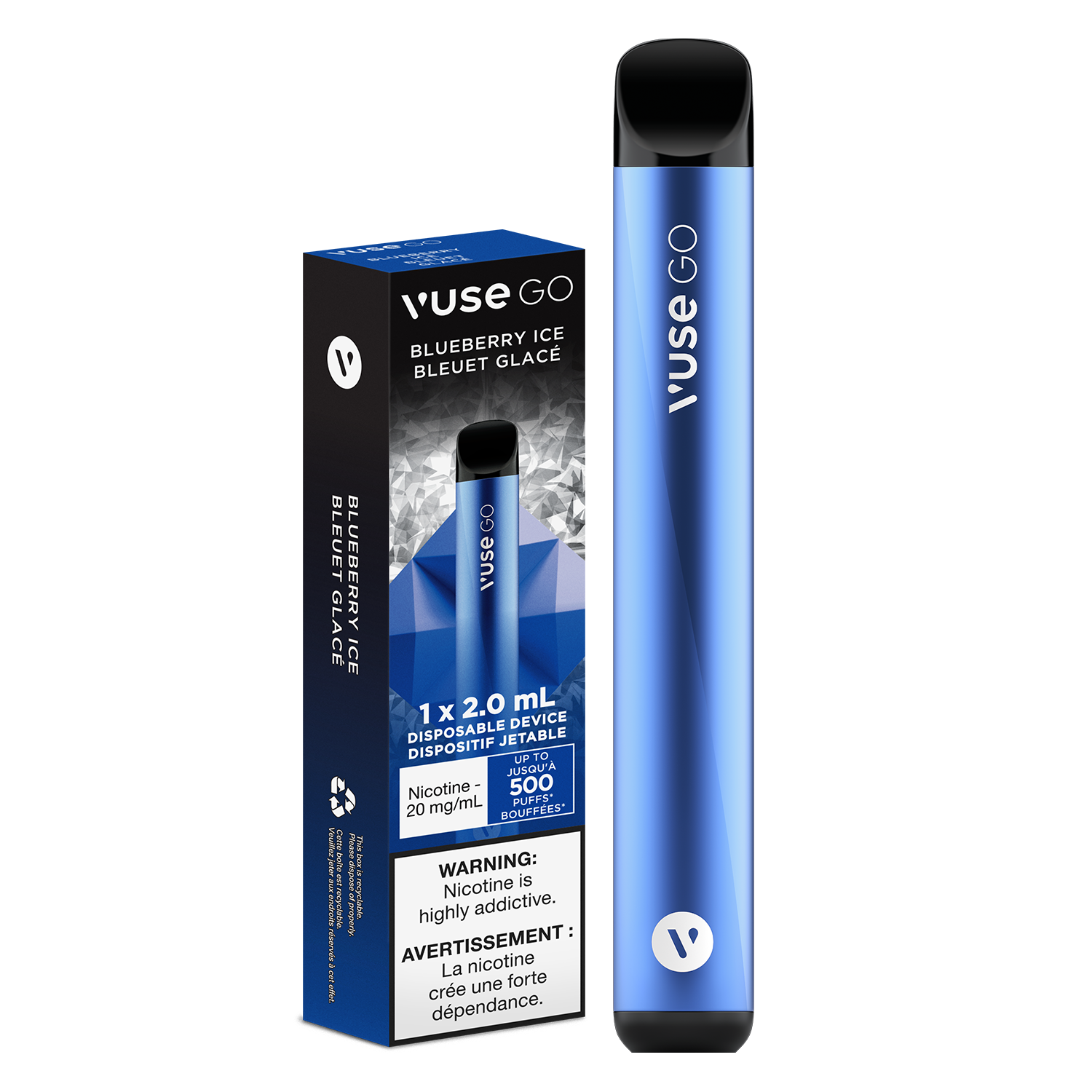 VUSE Disposable Vape - VUSE GO Disposable - Blueberry Ice