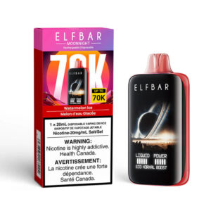 Elf Bar MoonNight Disposable Vape - 70K Puffs - Watermelon Ice