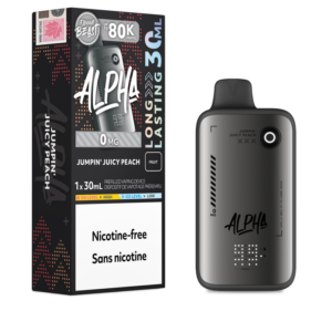 Flavour Beast Alpha 80K Disposable Vape - Jumpin' Juicy Peach - Nicotine Free