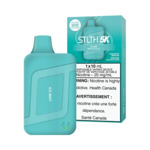 STLTH 5K Disposable Vape - Rechargeable - Ice Mint - 5000 Puffs - Ice Mint