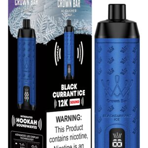 Al Fakher 12000 Puffs - Shisha Hookah Vape - Black Currant Ice - Ontario