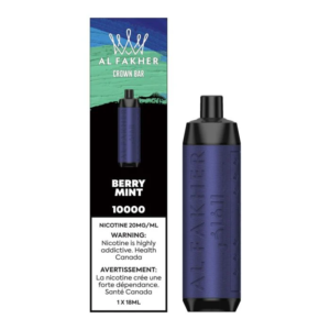 Crown - AL Fakher - 10K Disposable Flavour - Blueberry Mint