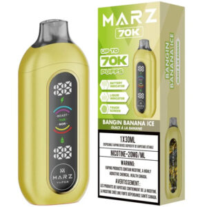 Marz Disposable 70K Puffs - Bangin Banana Ice