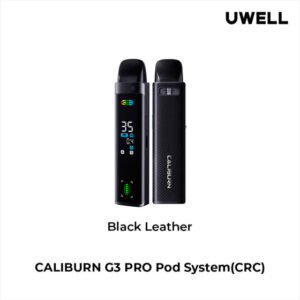 Uwell Caliburn G3 Pro Open Pod Kit - Black Leather
