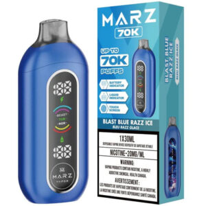 Marz Disposable 70K Puffs - Blast Blue Razz Ice