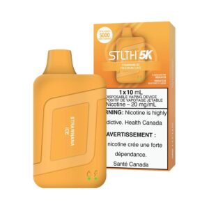 STLTH 5K Disposable Vape - Rechargeable - Strawnana Ice- 5000 Puffs - Strawnana Ice