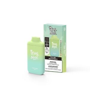 King Disposable Vape - Nicotine Free - 10 ML - 5000 Puffs - Cool Mint