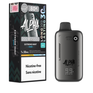 Flavour Beast Alpha 80K Disposable Vape - Extreme Mint - Nicotine Free
