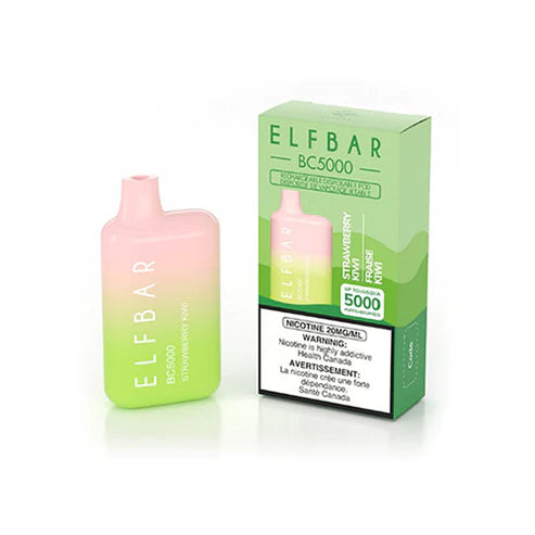 ELF BAR BC5000 Disposable Vape - Strawberry Kiwi - Strawberry Kiwi