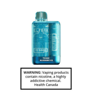 ELF Bar TE5000 Disposable Vape - Blueberry Ice - Blueberry Ice