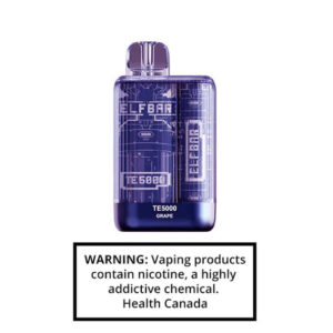 ELF Bar TE5000 Disposable Vape - Elfbar Rechargeable - Grape - Grape