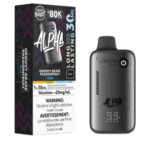 Flavour Beast Alpha 80K Disposable Vape - Groovy Grape Passionfruit Iced
