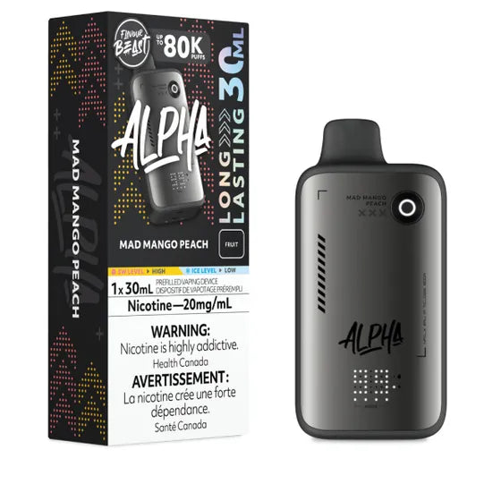Flavour Beast Alpha 80K Disposable Vape - Mad Mango Peach