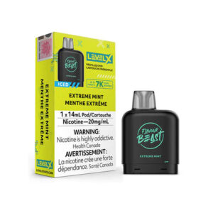 Level X Extreme Mint Iced Flavour Beast Pods