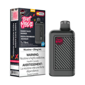 Flavour Beast BEAST MODE 8K - Ragin' Razz Mango Iced