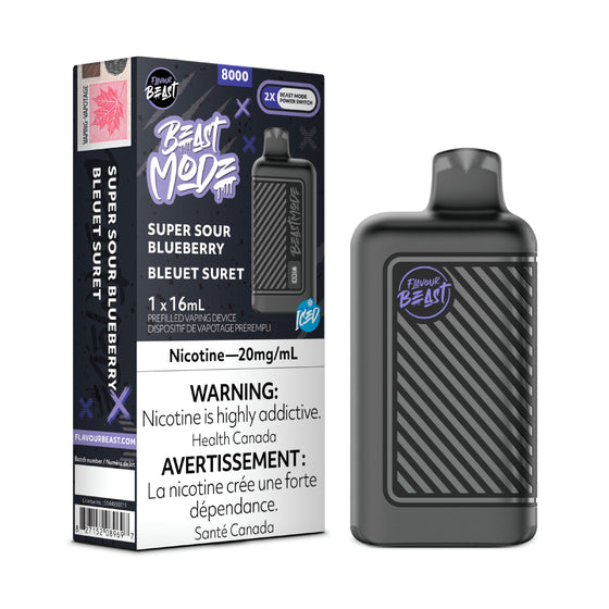Flavour Beast BEAST MODE 8K - Super Sour Blueberry Iced