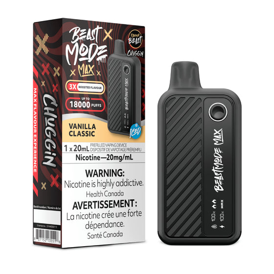 Flavour Beast Beast Mode Max 18K Disposable - 20ML - Chuggin' Vanilla Classic Iced