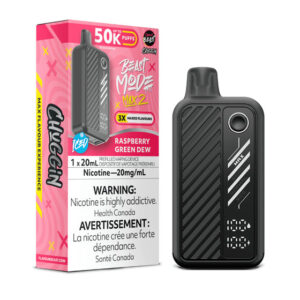 Flavour Beast Mode Max 2  – Raspberry Green Dew - 50,000 Puffs