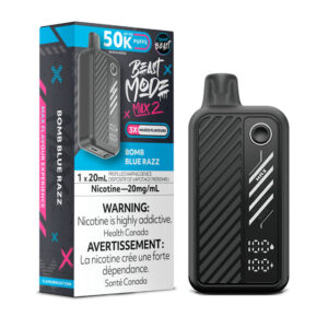 Flavour Beast Mode Max 2  – Bomb Blue Razz -  50,000 Puffs