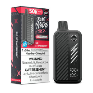 Flavour Beast Mode Max 2  – Sic Strawberry Ice -  50,000 Puffs