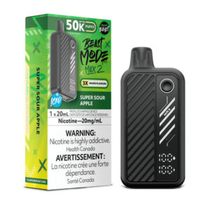 Flavour Beast Mode Max 2  – Super Sour Apple  -  50,000 Puffs