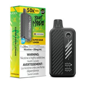 Flavour Beast Mode Max 2  – Super Sour Lemon - 50,000 Puffs