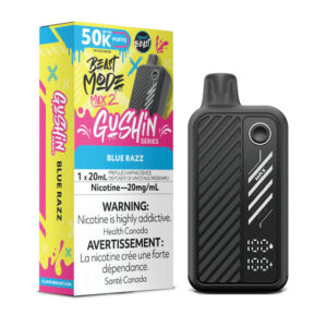 Flavour Beast Mode Max 2  – Gushin Blue Razz - 50,000 Puffs