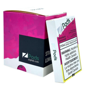 ZPods  STLTH Compatible - Strawberry Lemon - Supreme Nic Blend 20MG with 50MG Throat Hit