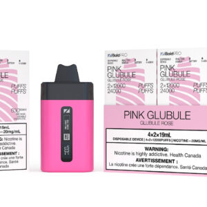 ZBOLD PRO Disposable Vape - Zpods - 24K Puffs Combo - Pink Glubule