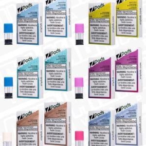 Z pods STLTH Compatible - Mango Iced - Supreme Nic Blend 20MG with 50MG Throat Hit